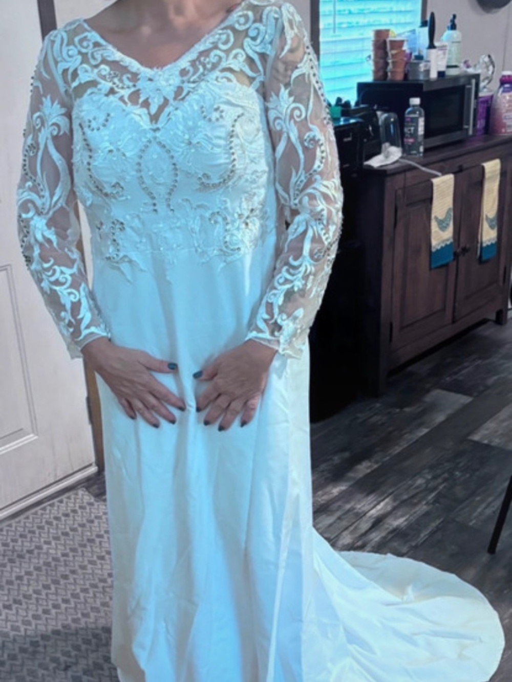 Vintage JJs House Detailed Wedding Dress